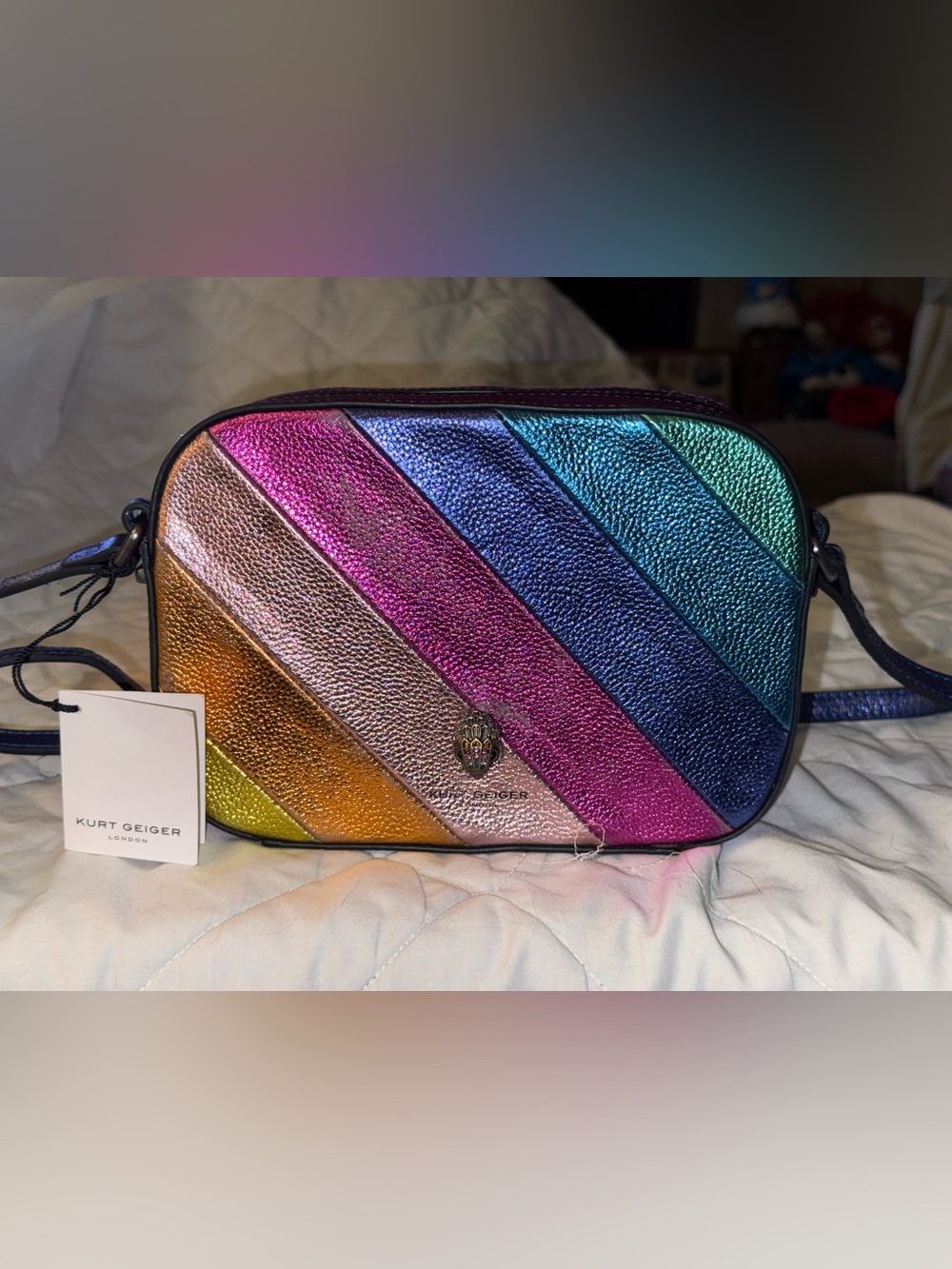 Kurt Geiger London Brand New Kensington Leather Crossbody